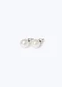 Cream Pearl Earrings - One Size Image 1