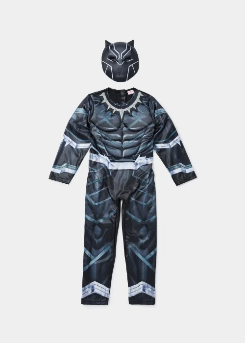 Kids Marvel Black Panther Fancy Dress Costume (3-9yrs) - 3 Yrs Image 1