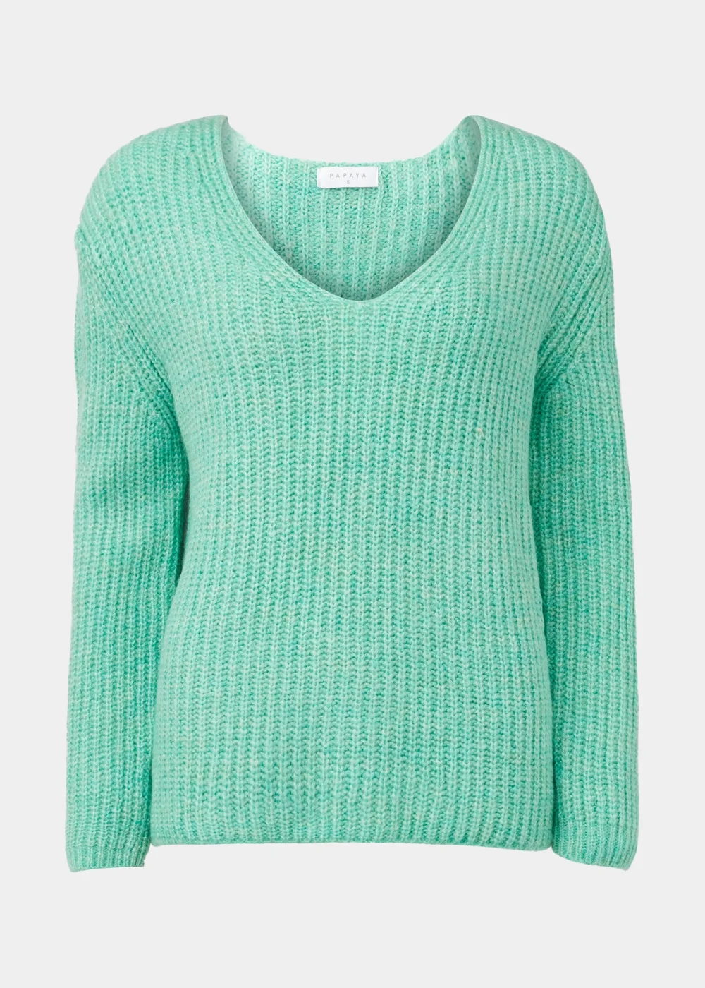 Green V-Neck Jumper - XS Image 5