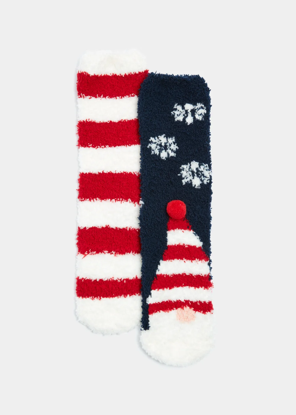 2 Pack Navy Gonk Cosy Socks - One Size Image 1