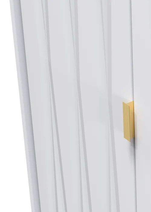 Ready Assembled Prism 2 Door 2 Drawer Wardrobe - One Size Image 3