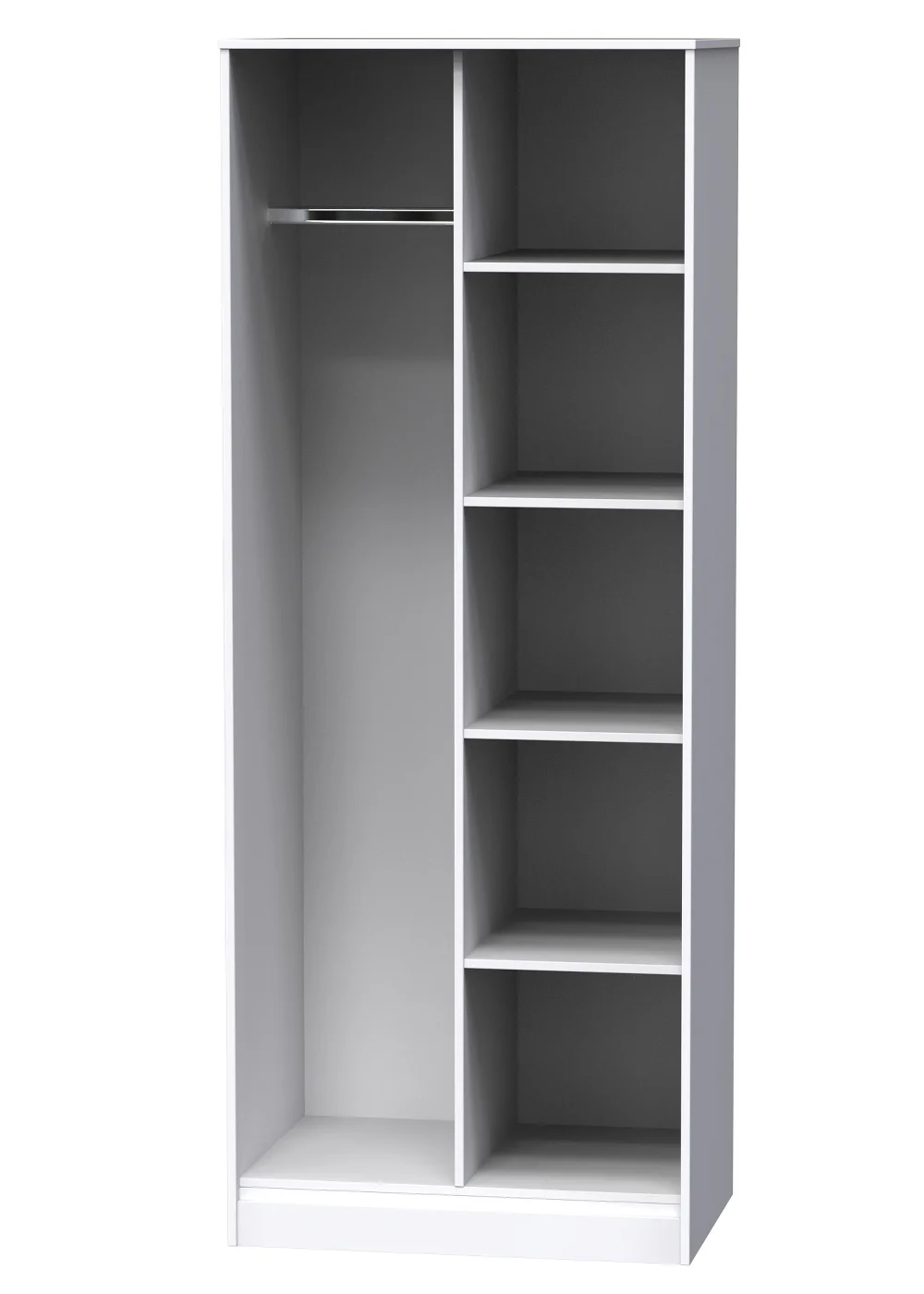 Swift Prism Open Shelf Wardrobe (197cm x 53cm x 74cm) - One Size Image 2