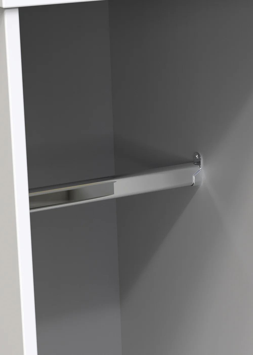 Swift Prism Open Shelf Wardrobe (197cm x 53cm x 74cm) - One Size Image 3
