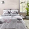 Playboy Retro Geo Reversible Bunny Duvet Cover Set - Single Image 1