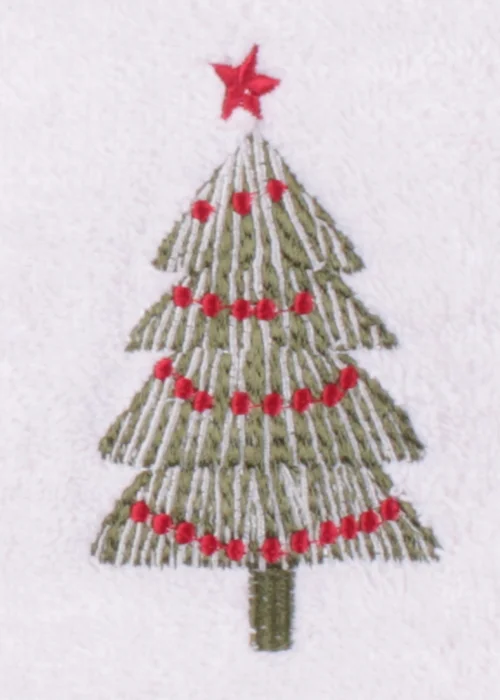 Fusion Christmas Trees Hand Towel (2 pack) - One Size Image 2