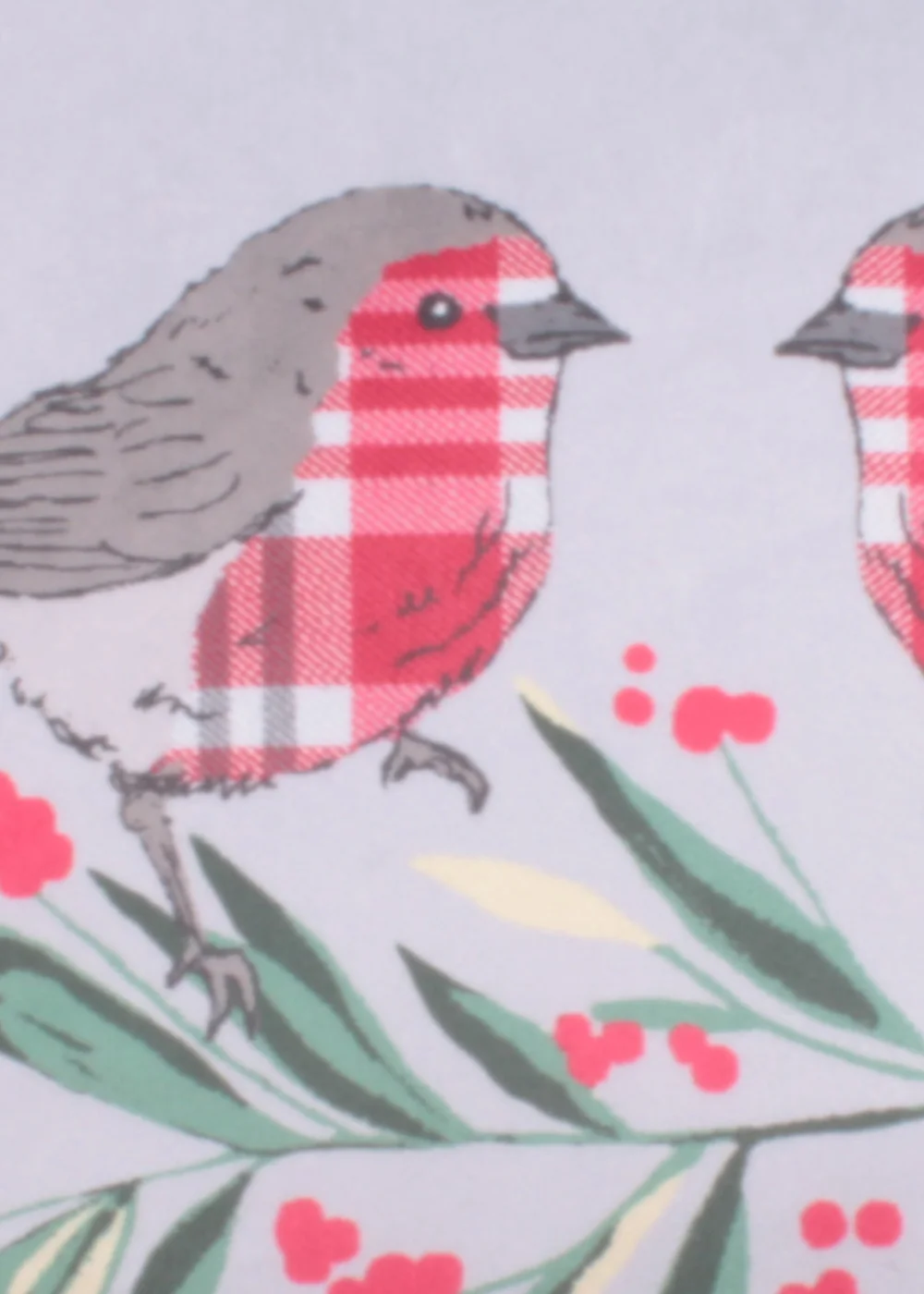 Fusion Christmas Robin Filled Cushion - 43W X 43D Image 3