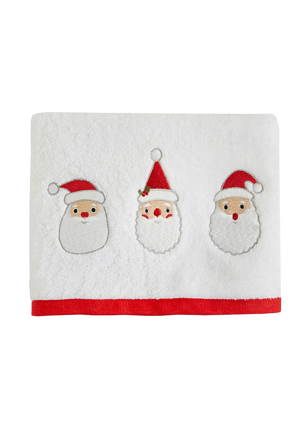 Fusion Christmas Santa Hand Towel (2 pack) - One Size Image 3