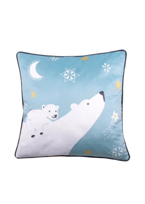 Fusion Christmas Starry Night Filled Cushion - 43W X 43D Image 1