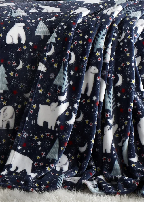 Fusion Christmas Starry Night Throw - 120 X 150 Image 1