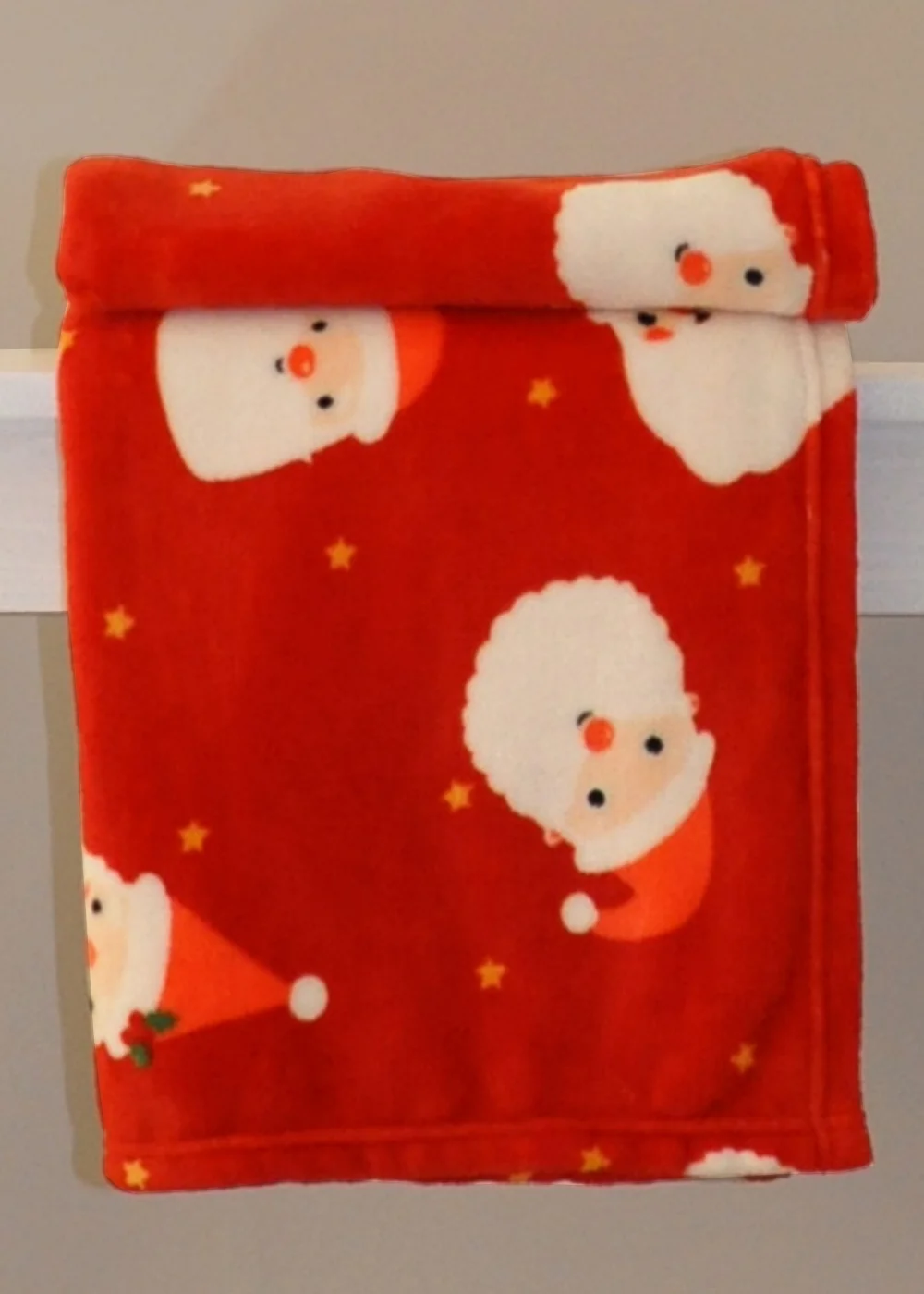Dreams & Drapes Christmas Jolly Santa Throw - 120 X 150 Image 1