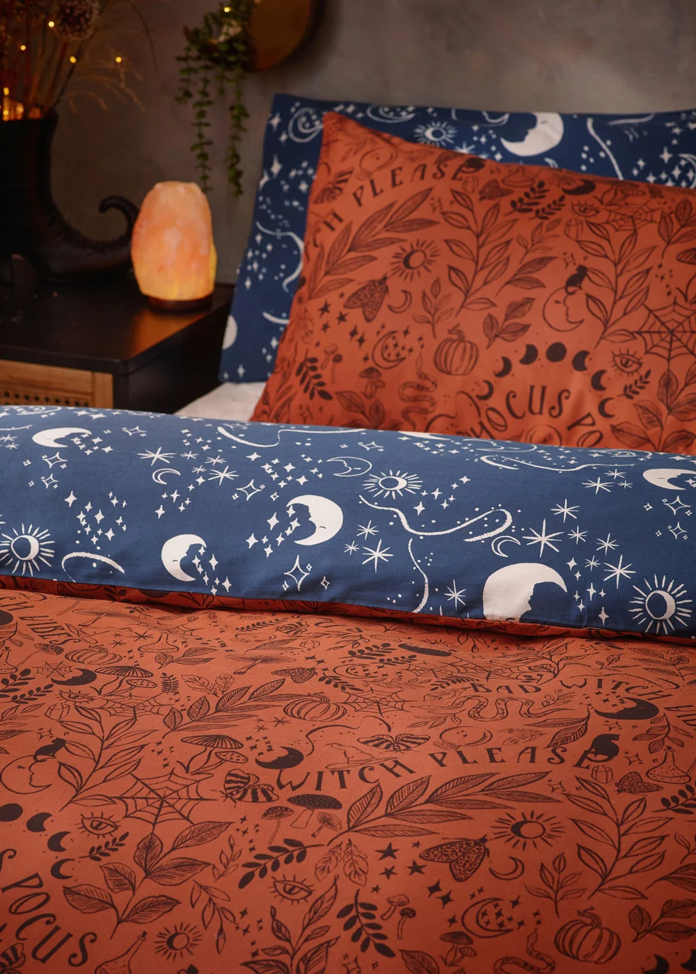 furn. Witchy Vibes Halloween Duvet Cover Set - Double Image 3