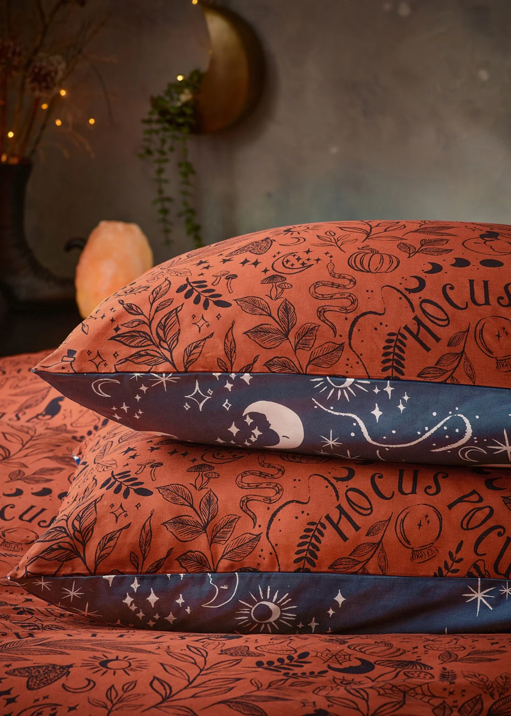 furn. Witchy Vibes Halloween Duvet Cover Set - Double Image 2