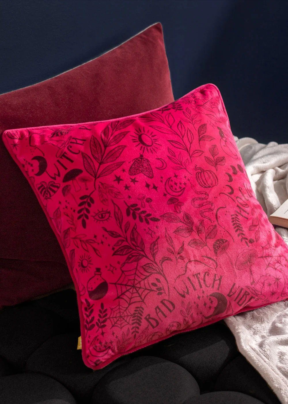 furn. Witch Please Filled Cushion (43cm x 43cm x 8cm) - One Size Image 4