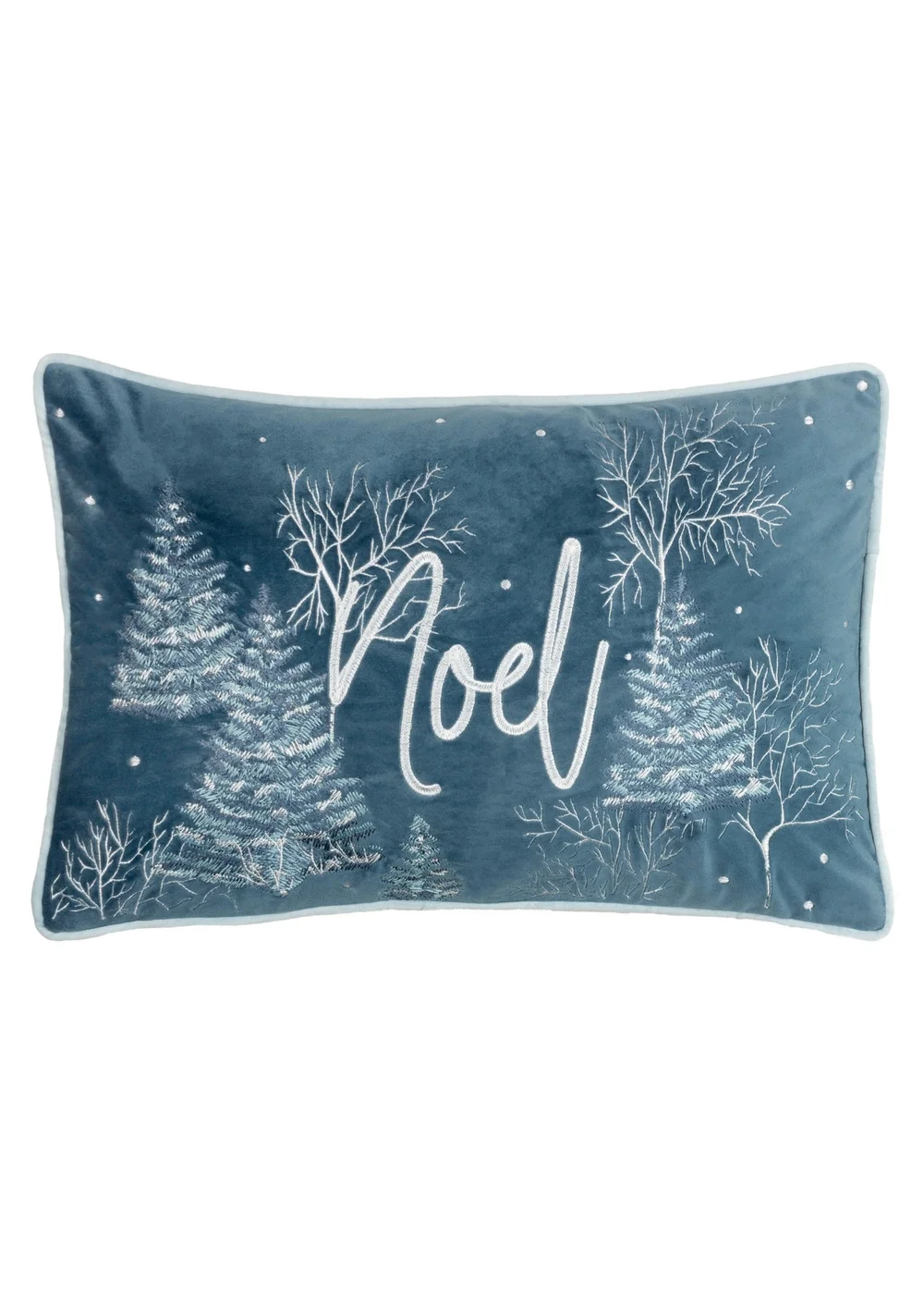furn. Arcticus Noel Embroidered Filled Cushion (30cm x 50cm x 8cm) - One Size Image 2