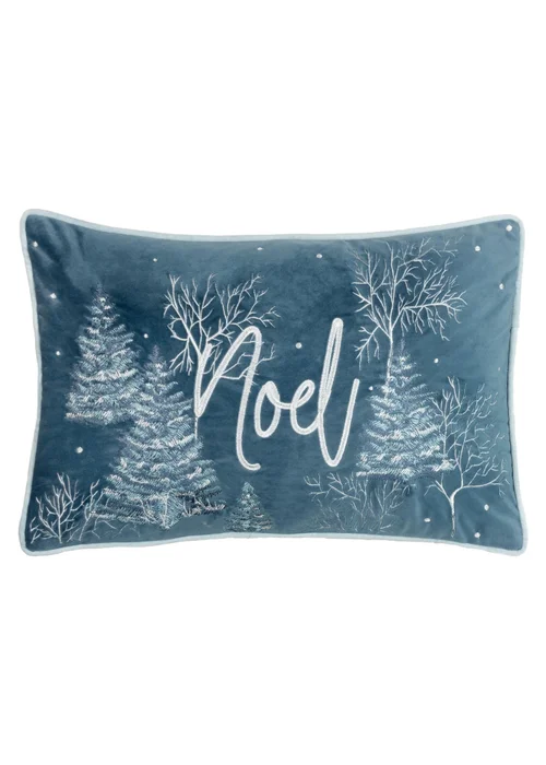 furn. Arcticus Noel Embroidered Filled Cushion (30cm x 50cm x 8cm) - One Size Image 2