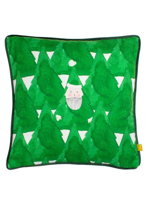 furn. Hide & Seek Santa Filled Cushion (43cm x 43cm x 8cm) - One Size Image 1