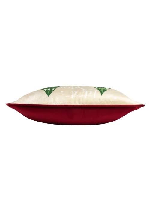furn. Jolly Santa Festive Filled Cushion (43cm x 43cm x 8cm) - One Size Image 3