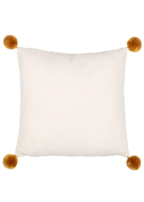 furn. Pom-Poms Ice Ice Baby Filled Cushion (43cm x 43cm x 8cm) - One Size Image 2