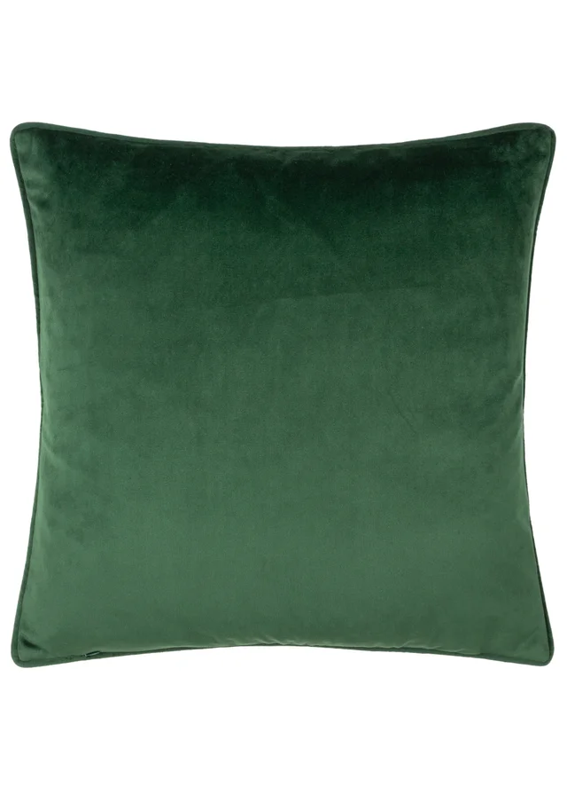 furn. Classic Reindeer Velvet Filled Cushion (43cm x 43cm x 8cm)