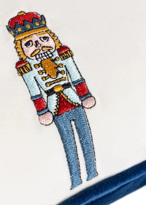 furn. Classic Nutcracker Embroidered Filled Cushion (43cm x 43cm x 8cm) - One Size Image 4