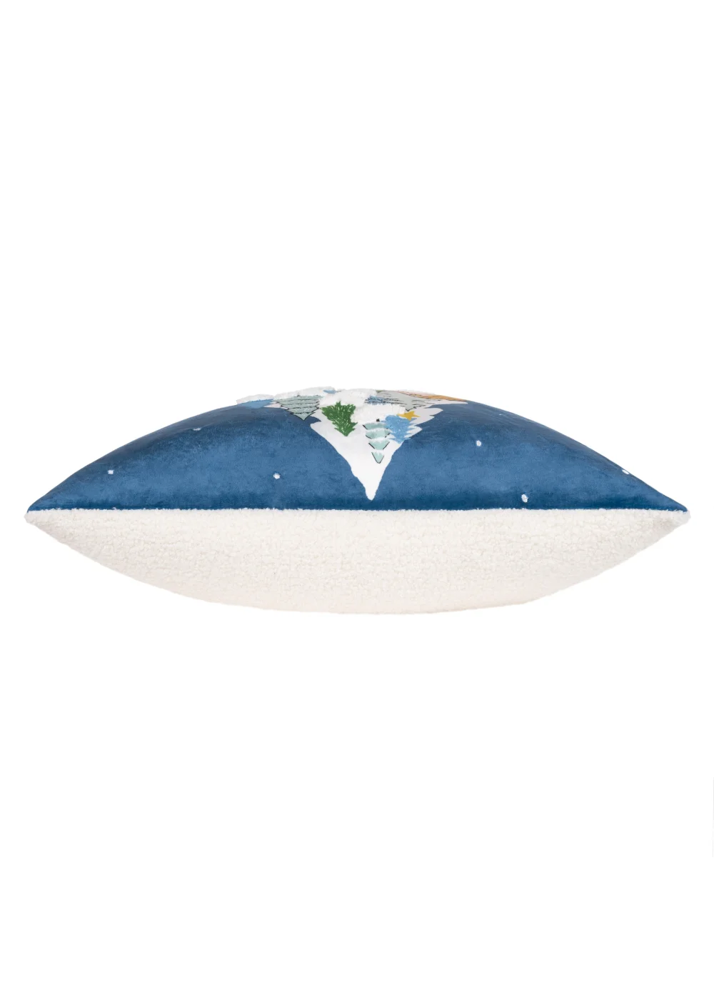 furn. Snowy Village Tree Filled Cushion (45cm x 45cm x 8cm) - One Size Image 3