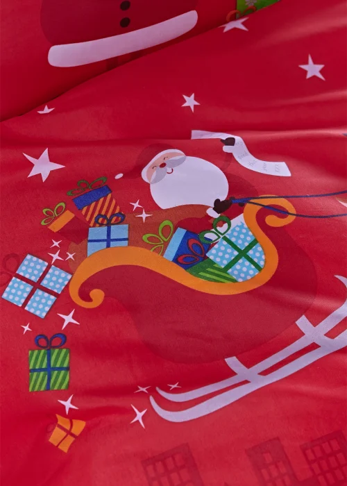 Catherine Lansfield Santa's Christmas Presents Reversible Duvet Cover Set - Single Image 5