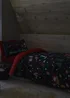 Catherine Lansfield Kids Bedding Santa's Christmas Wonderland Glow in the Dark Duvet Cover Set - Single Image 2