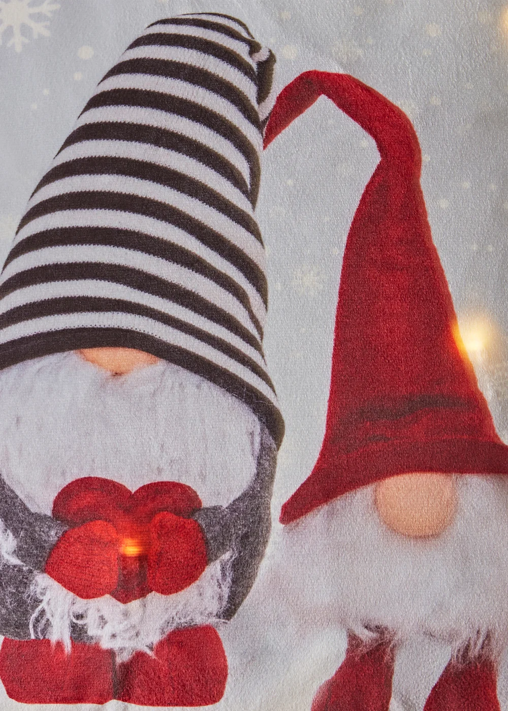 Catherine Lansfield Christmas Merry And Bright Gonks Light Up Cushion (45x45cm) - One Size Image 3