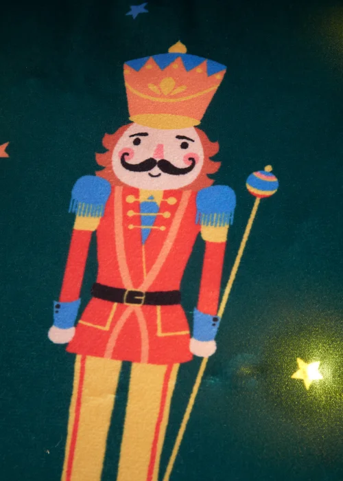 Catherine Lansfield Christmas Nutcracker Soft Touch Light Up Cushion (45x45cm) - One Size Image 3