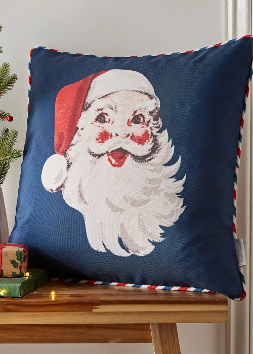 Catherine Lansfield Letters To Santa Cushion with pocket (43x43cm) - One Size Image 1