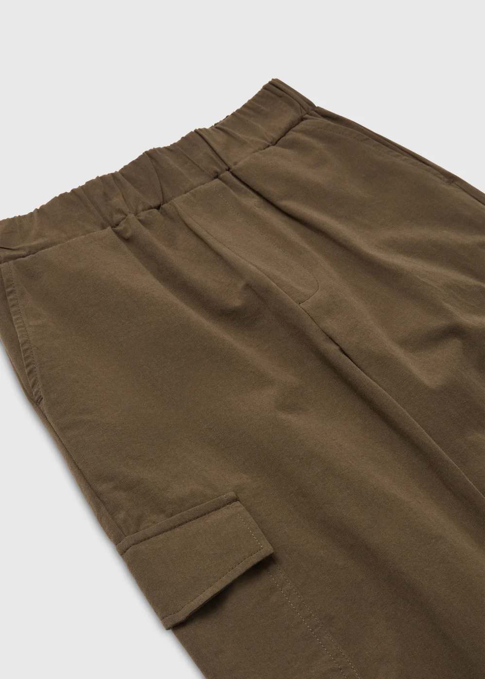 Girls Khaki Parachute Cargo Joggers (4-15yrs) - 8 Yrs Image 2