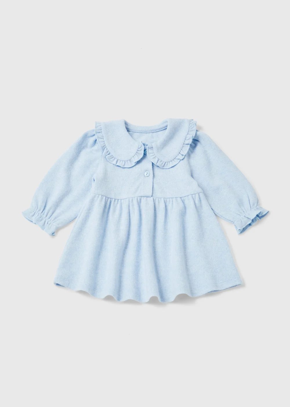Baby Blue Peter Pan Collar Dress (Newborn-23mths) - 0-3 months Baby Blue Peter Pan Collar Dress (Newborn-23mths) - 0-3 months