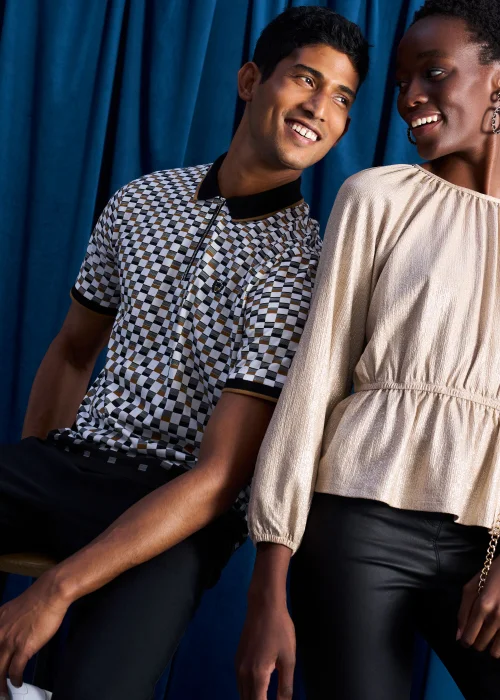 Cream Long Sleeve Volume Top - Small Image 6