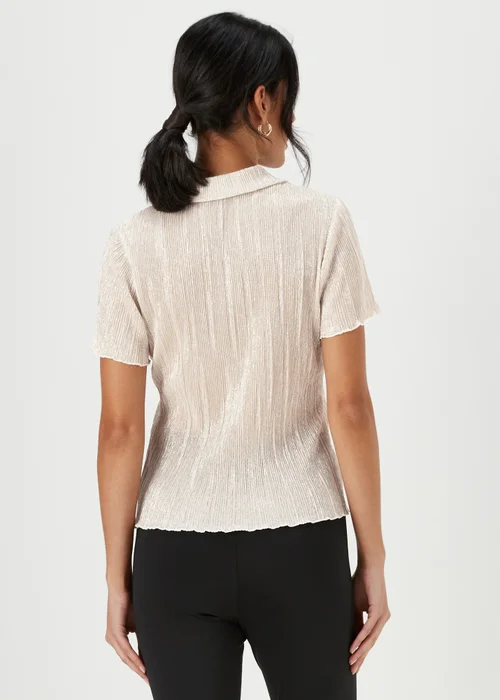 Cream Metallic Shirt - 8 Image 2