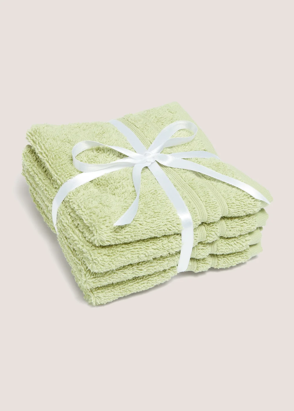 Green 100% Egyptian Cotton Face Cloth Image 1