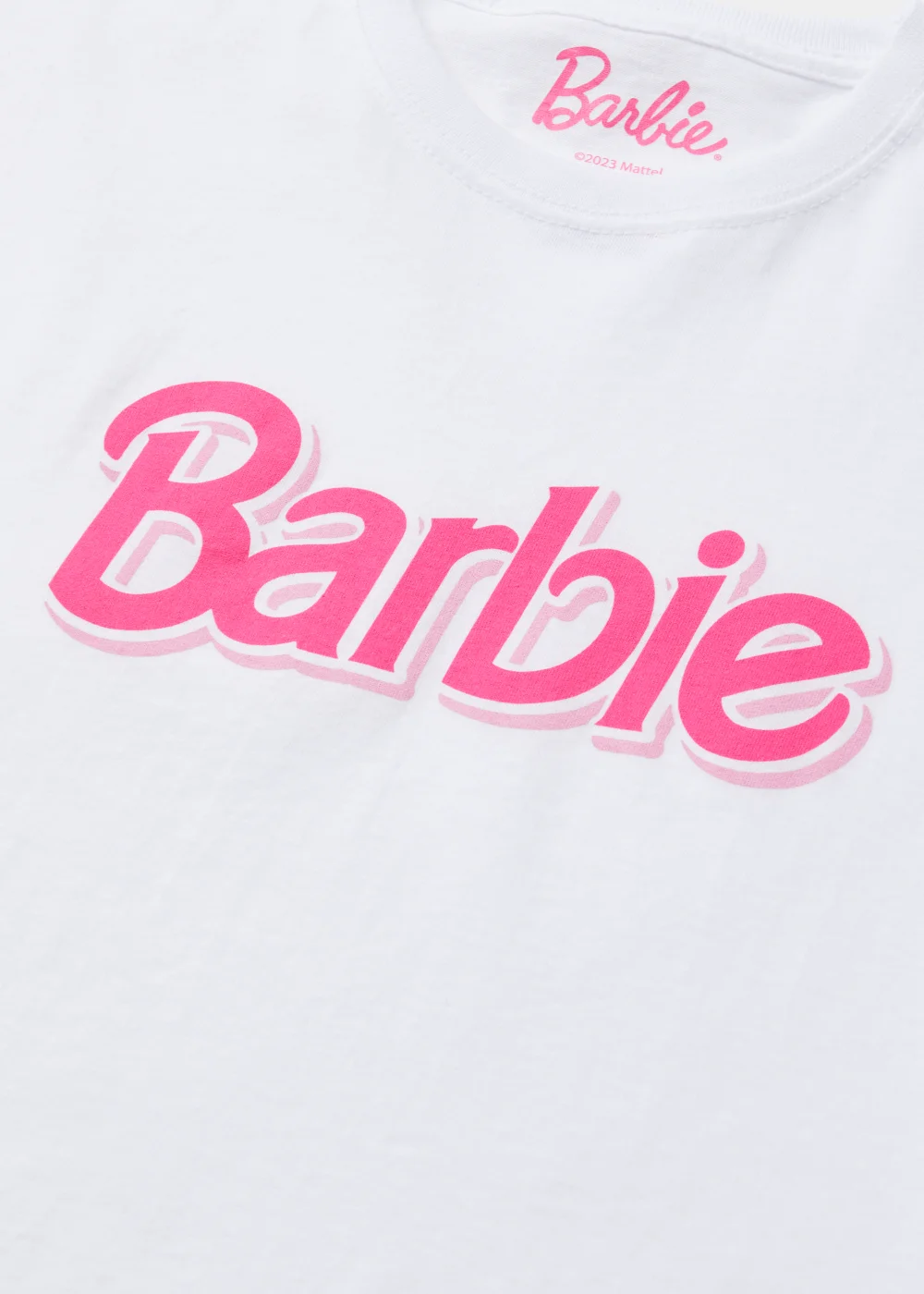 Girls White Barbie Logo T-Shirt (3-15yrs) - 3-4 Yrs Image 2