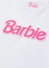 Girls White Barbie Logo T-Shirt (3-15yrs) - 3-4 Yrs Image 2