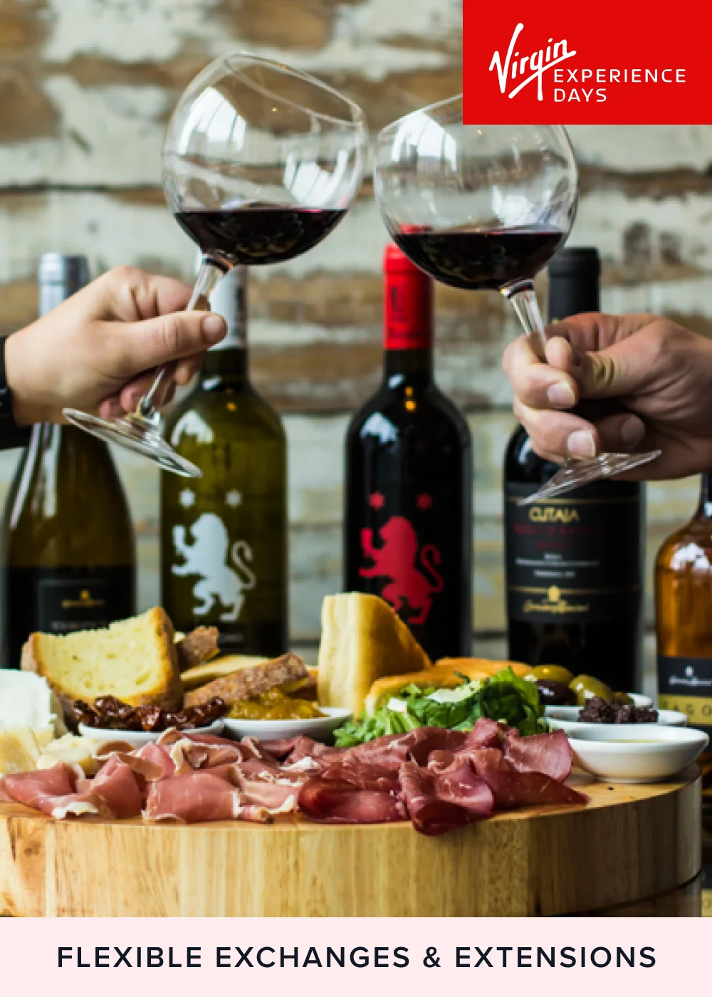 Virgin Experience Days Italian Food and Red Wine Pairings for Two at Veeno - No Size Image 1