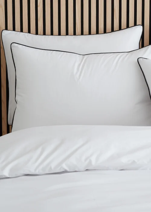 Style Sisters Cotton Piped Duvet Cover Set - Single Image 2
