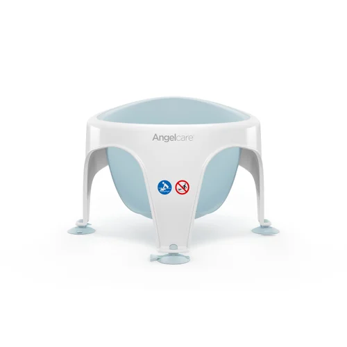 Angelcare Soft Touch Bath Seat Aqua - One Size Image 2