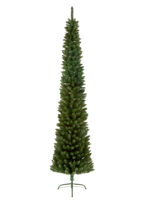 Premier Decorations 1.7m Green Pencil Pine Christmas Tree - One Size Image 1