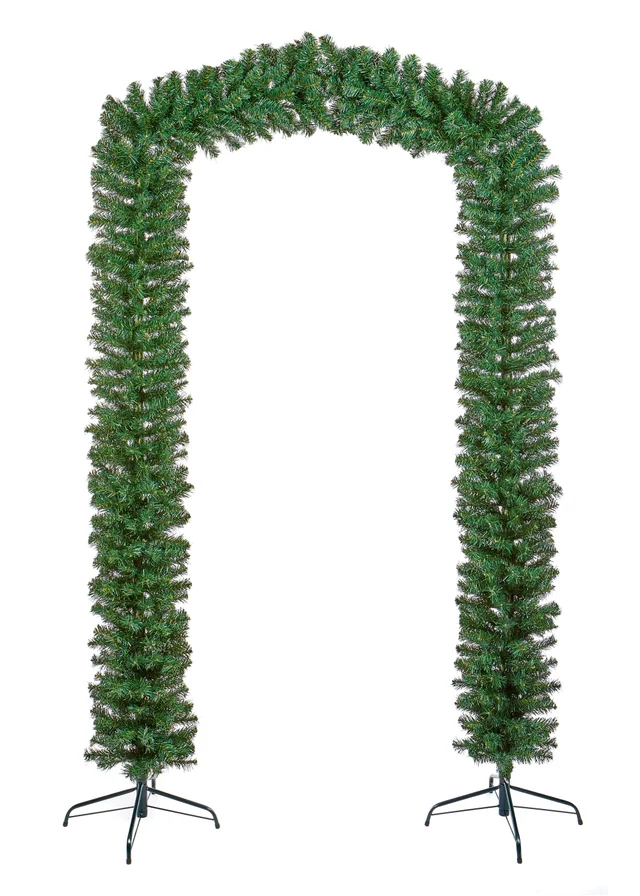 Premier Decorations 2.4m Green Christmas Tree Arch