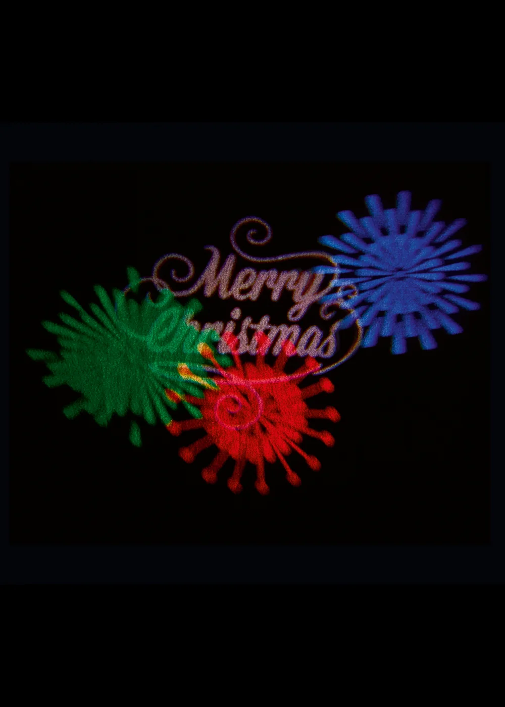 Premier Decorations 10cm Firework Merry Christmas Projector - One Size Image 2