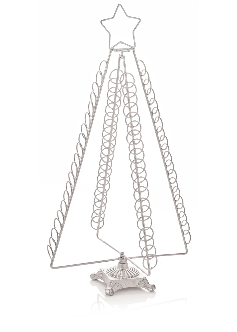 Premier Decorations Silver Christmas Card Holder 50cm - One Size Image 1