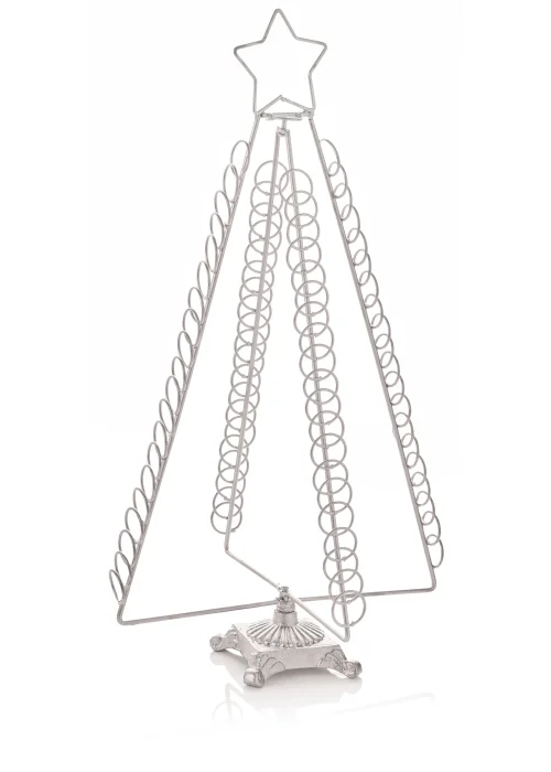 Premier Decorations Silver Christmas Card Holder 50cm - One Size Image 1