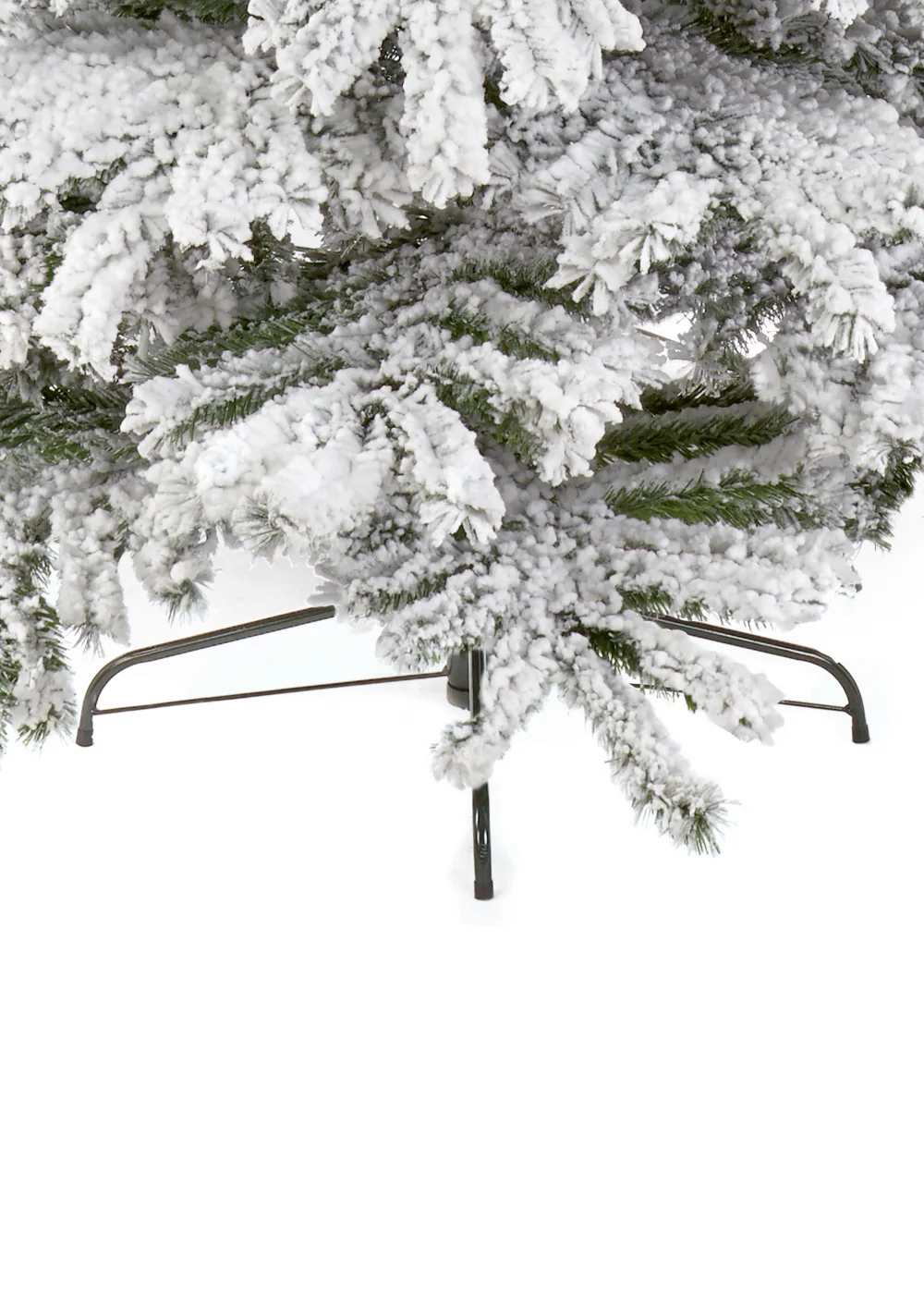 Premier Decorations Flocked Mountain Pine Christmas Tree (6ft) - 6ft Image 4