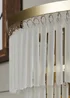 BHS Aubrey Frosted Two Tier Glass Wall Light Brass - One Size Image 2