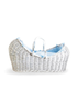 Clair de Lune Blue Dimple White Wicker Noah Pod ® - One Size Image 2