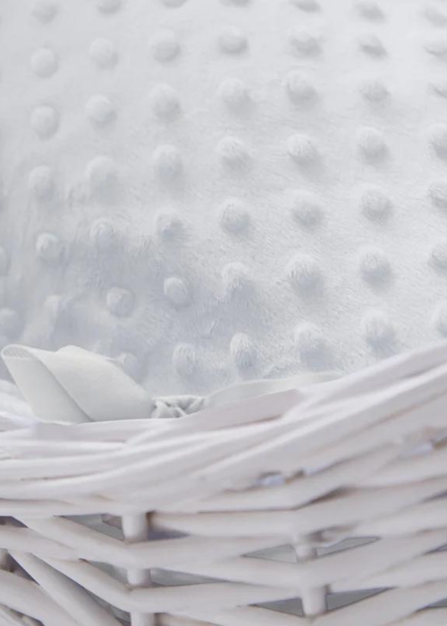 Clair de Lune Grey Dimple White Wicker Noah Pod ® - One Size Image 2