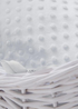 Clair de Lune Grey Dimple White Wicker Noah Pod ® - One Size Image 2